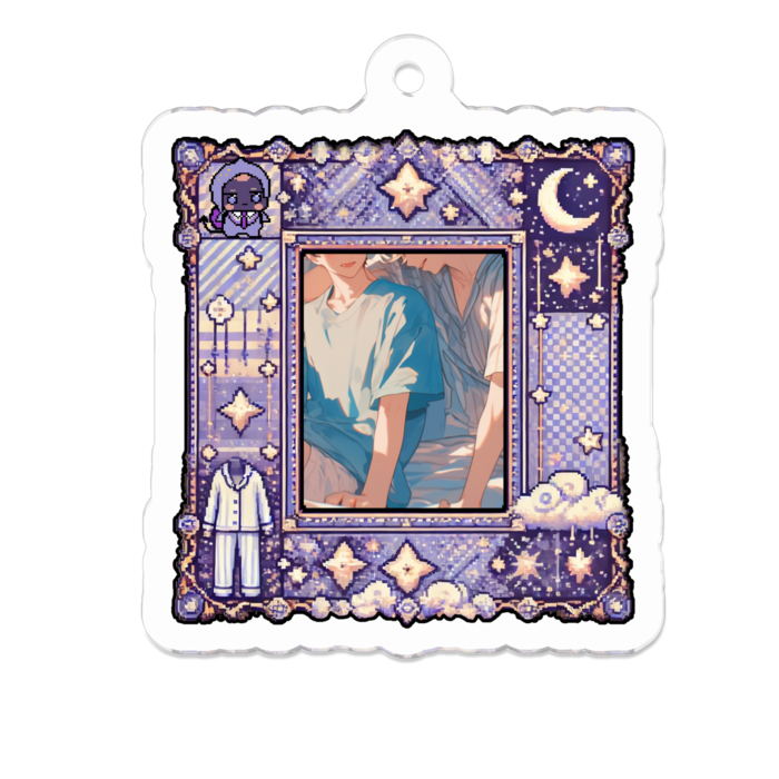 アクリルキーホルダー - 50 x 50 (mm)