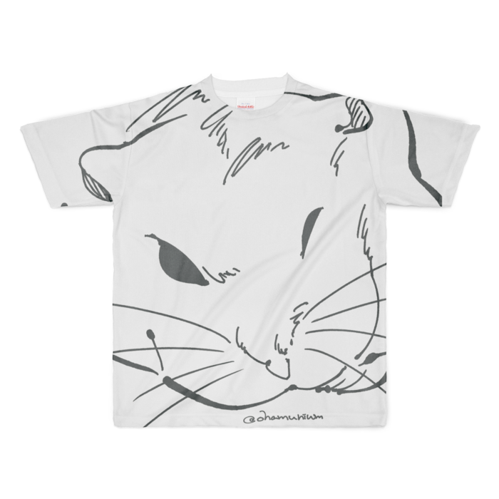 フルグラフィックTシャツ - XL - 正面印刷のみ