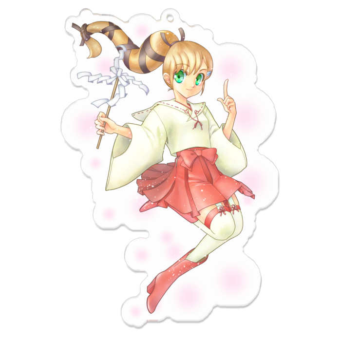 アクリルキーホルダー - 100 x 100 (mm)