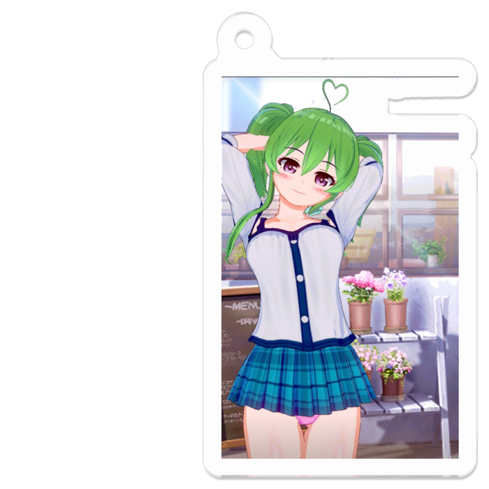 アクリルキーホルダー(コーティング) - 50 × 50 (mm)