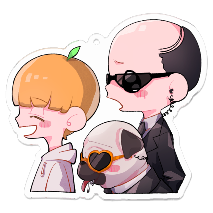 アクリルキーホルダー - 70 x 70 (mm)