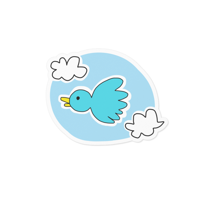 ステッカー - 100 x 100 (mm)