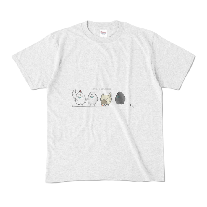 カラーTシャツ - M - アッシュ (淡色)