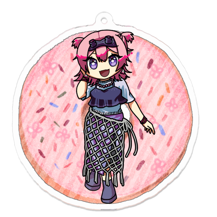 アクリルキーホルダー - 70 x 70 (mm)