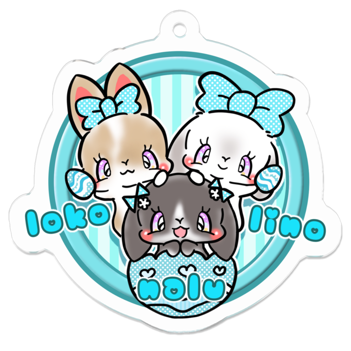 アクリルキーホルダー - 50 x 50 (mm)