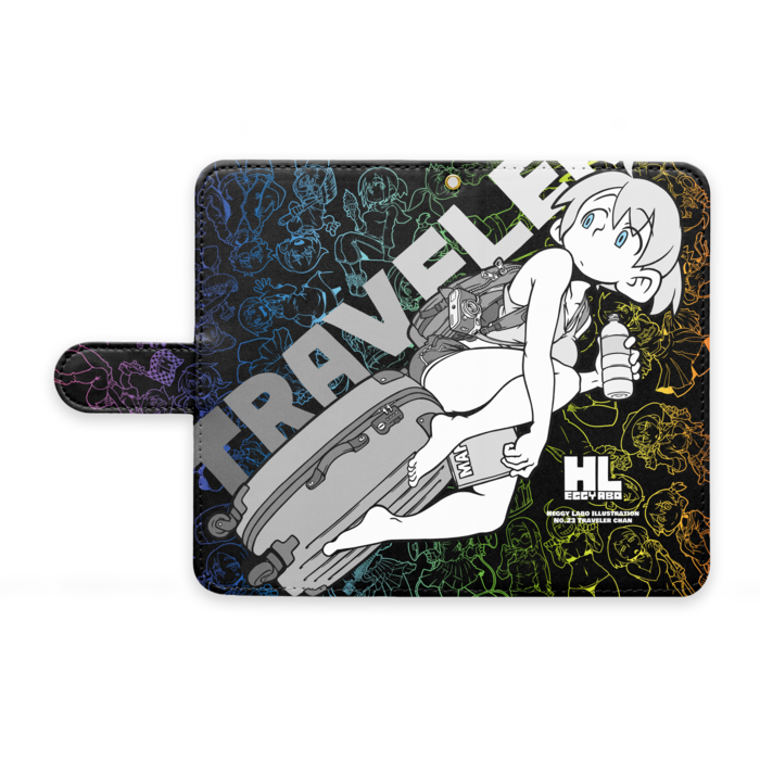 手帳型Androidケース - M - ストラップ穴 あり