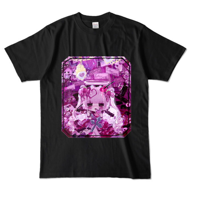 カラーTシャツ - L - ブラック (濃色)