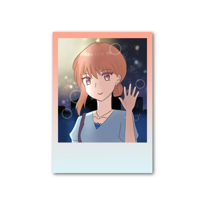 フォト風カード - 縦 - 片面