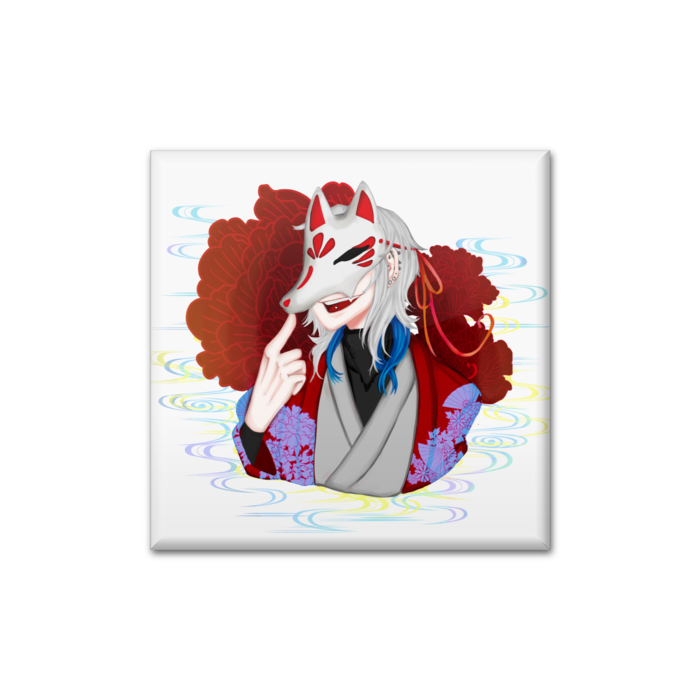 缶バッジ - 四角形40mm