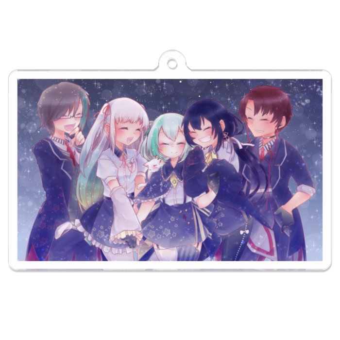 アクリルキーホルダー - 70 x 70 (mm)