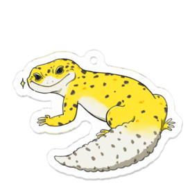 レオパさんドヤ顔キーホルダー Patchwork Booth