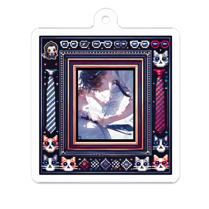 アクリルキーホルダー - 50 x 50 (mm)