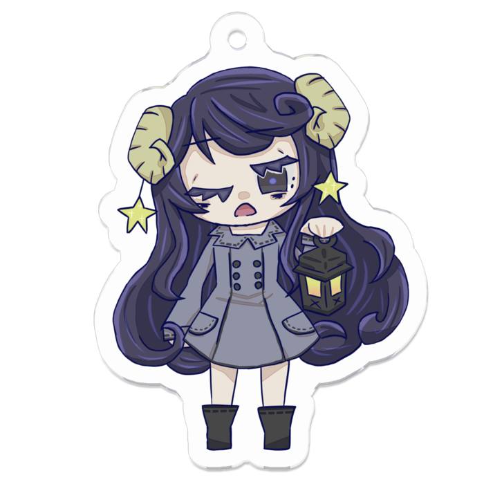 アクリルキーホルダー - 50 x 50 (mm)