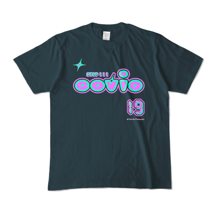 カラーTシャツ - M - デニム (濃色)
