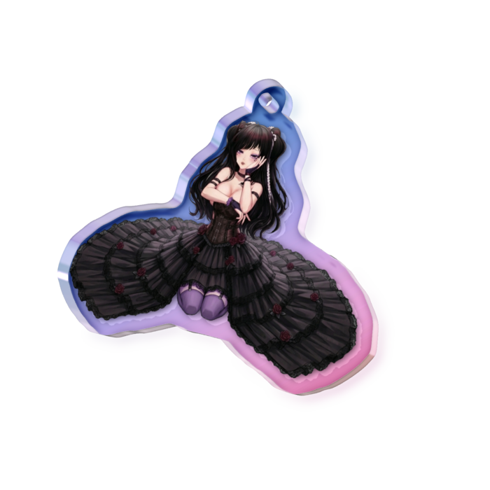 ドレスを自慢して… - 50 × 50mm