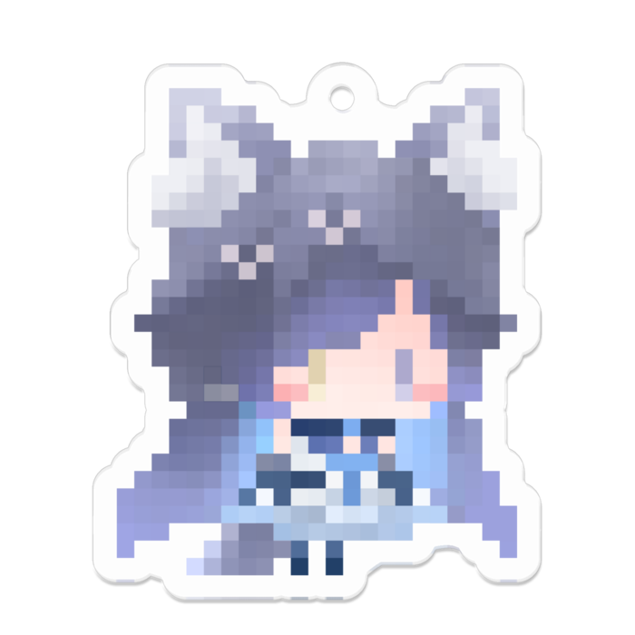 アクリルキーホルダー - 50 x 50 (mm)