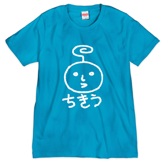Tシャツブルー（シルクスクリーン印刷） - S - 1色(3)