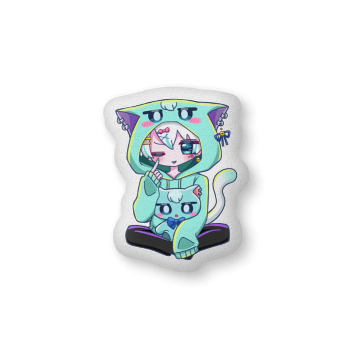 ふかふかクッション illust:すず（H56×W36cm） - 片面