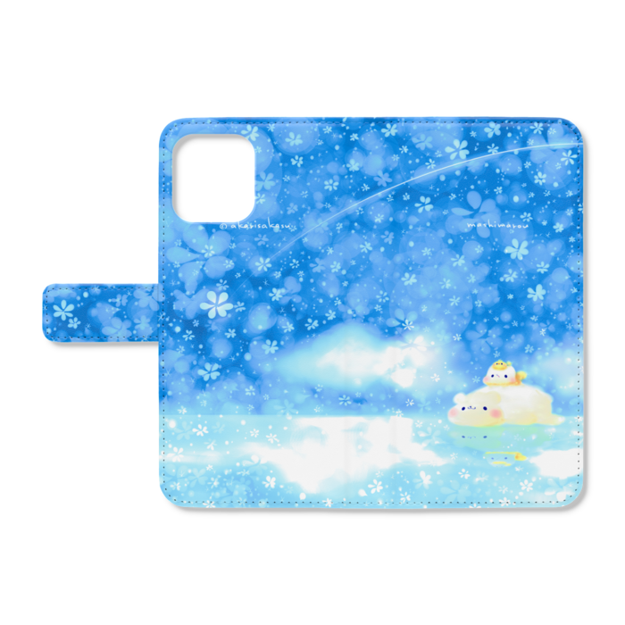 手帳型iPhoneケース - iPhone12 ProMax - ストラップ穴 なし