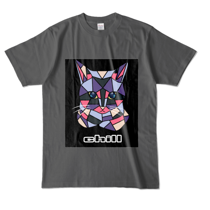 カラーTシャツ - L - チャコール (濃色)