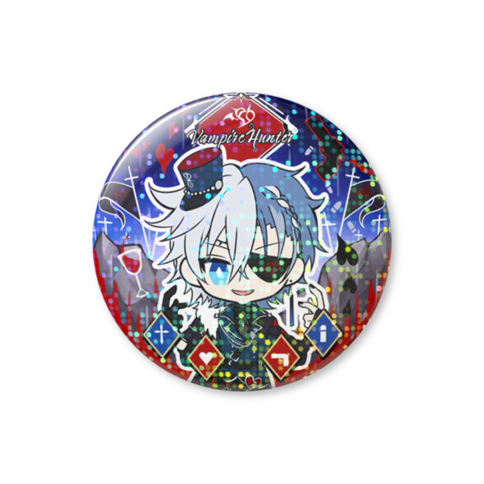 【ぺ】✝枢守カルデホログラム缶バッジ