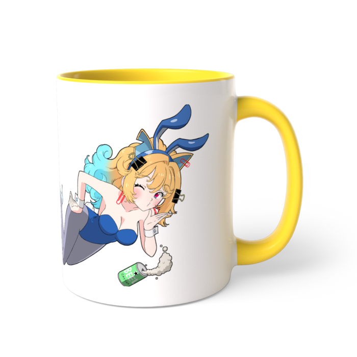 ツートンカラーマグカップ - 直径 8.2cm / 高さ 9.5cm