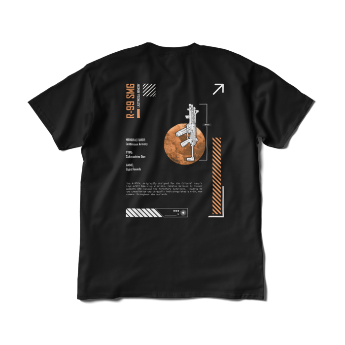 XL - BLACK - Back ONLY