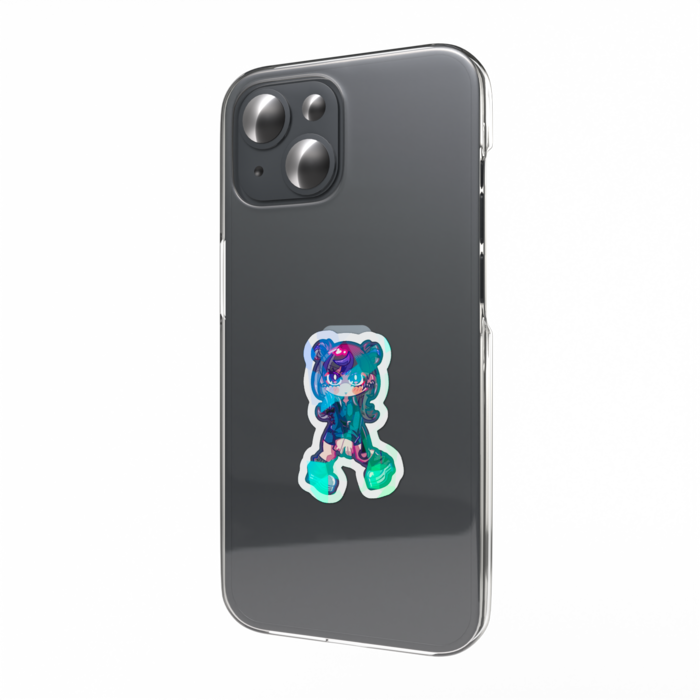 ホログラムスマホステッカー - 縦