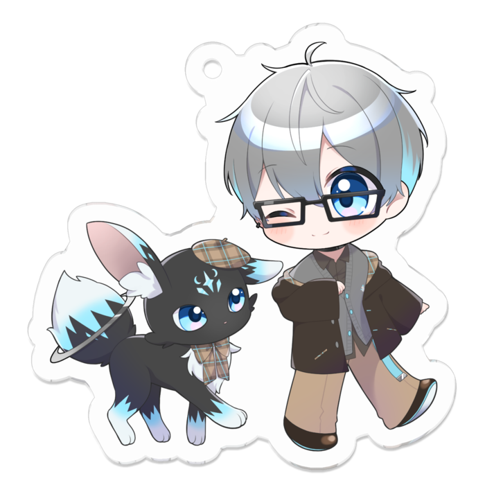 アクリルキーホルダー - 50 x 50 (mm)