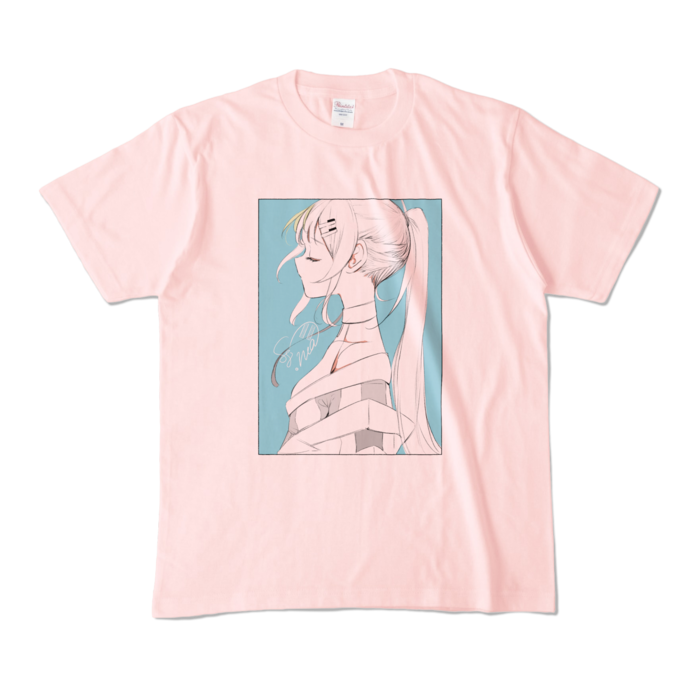 【M / 淡色ピンク】春めきTシャツ