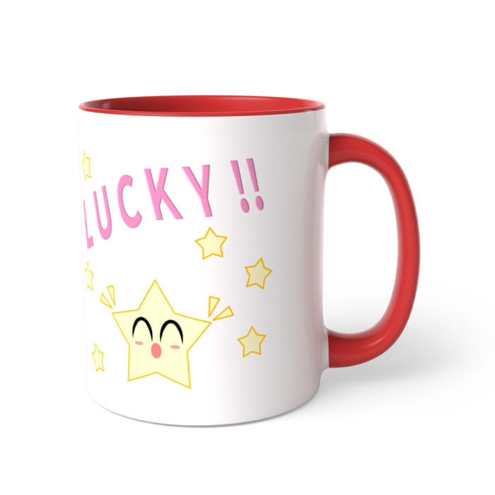 ツートンカラーマグカップ - 直径 8.2cm / 高さ 9.5cm