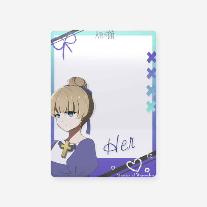 【教団の信者】クリアカード - トレカ（63 × 88mm）