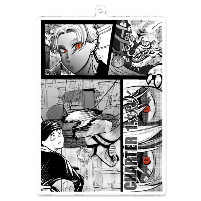 アクリルキーホルダー - 100 x 100 (mm)