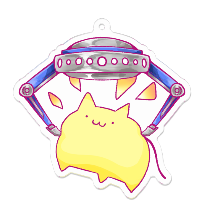 アクリルキーホルダー - 70 x 70 (mm)