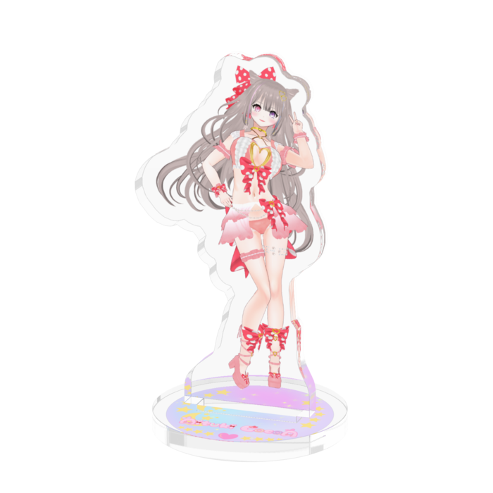 Pink ver.アクリルスタンド(Pink ver.Acrylic Display Stand.)- 50x50mm