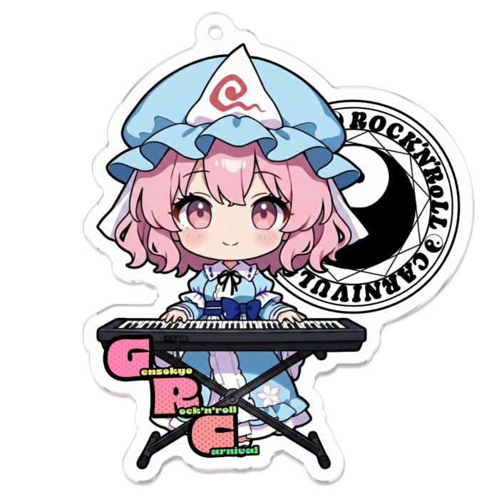 アクリルキーホルダー - 70 x 70 (mm)