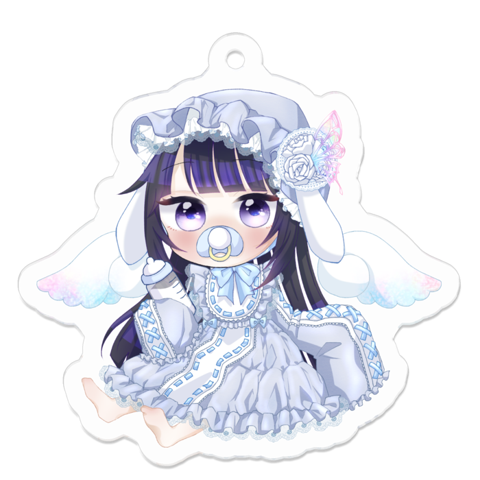 アクリルキーホルダー - 50 x 50 (mm)