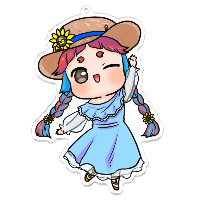 アクリルキーホルダー - 100 x 100 (mm)