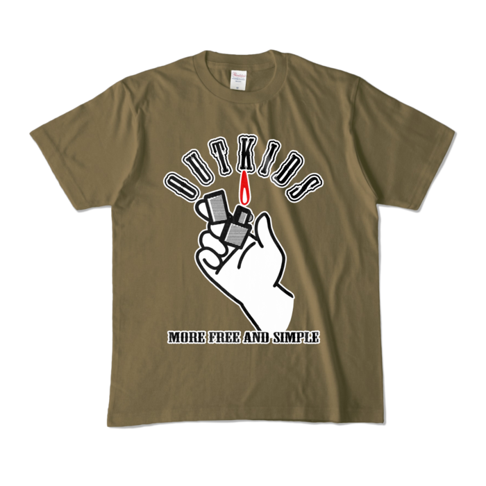 カラーTシャツ - M - オリーブ (濃色)