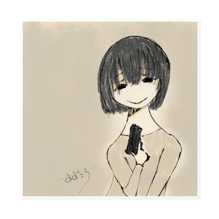 ステッカー - 160 x 160 (mm)