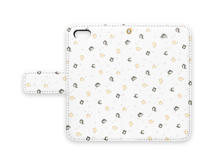 手帳型iPhoneケース - iPhone 5 / 5s / SE - ストラップ穴 あり