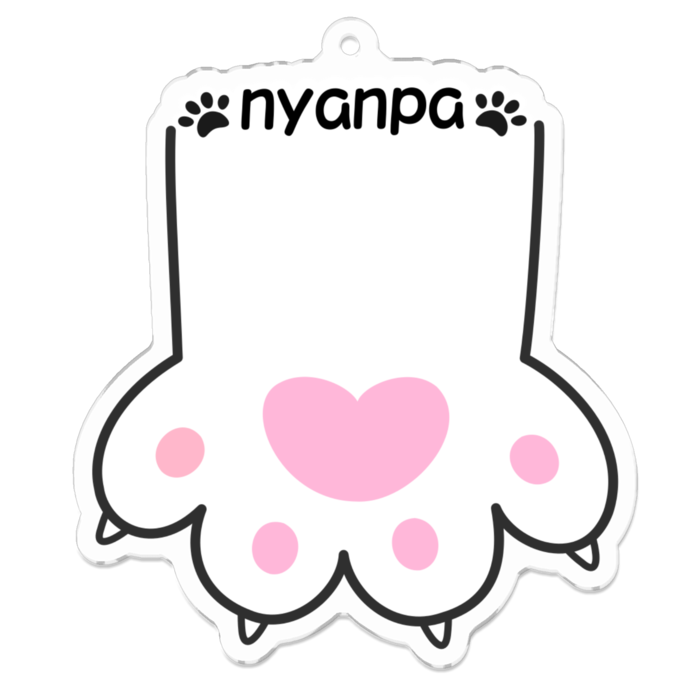 アクリルキーホルダー - 70 x 70 (mm)