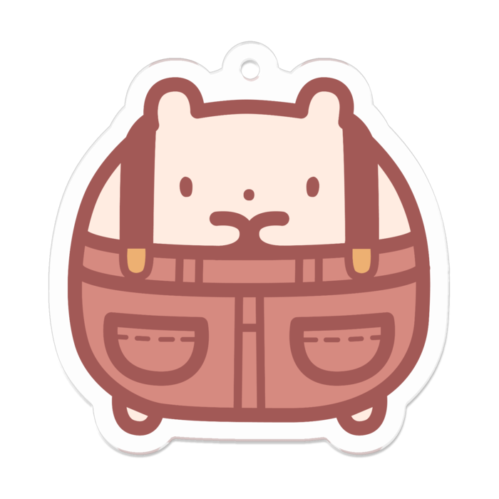 アクリルキーホルダー - 50 x 50 (mm)