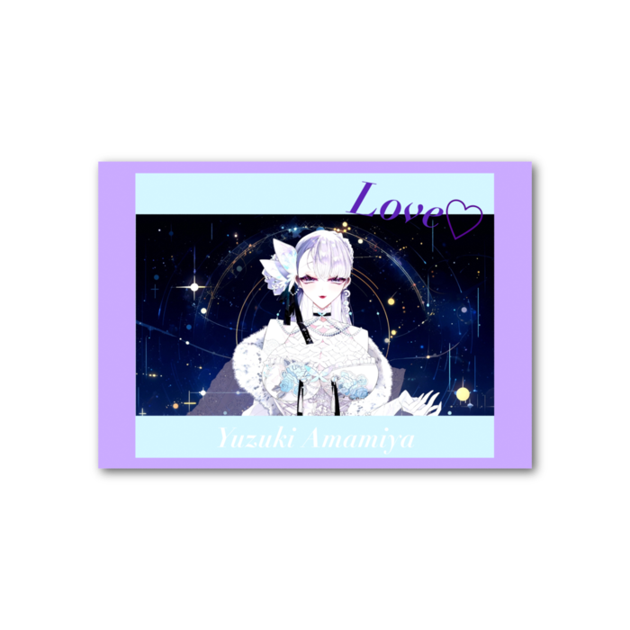 【新衣装】フォト風カード - 横 - 両面