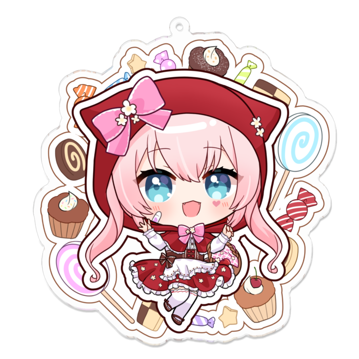 アクリルキーホルダー - 100 x 100 (mm)