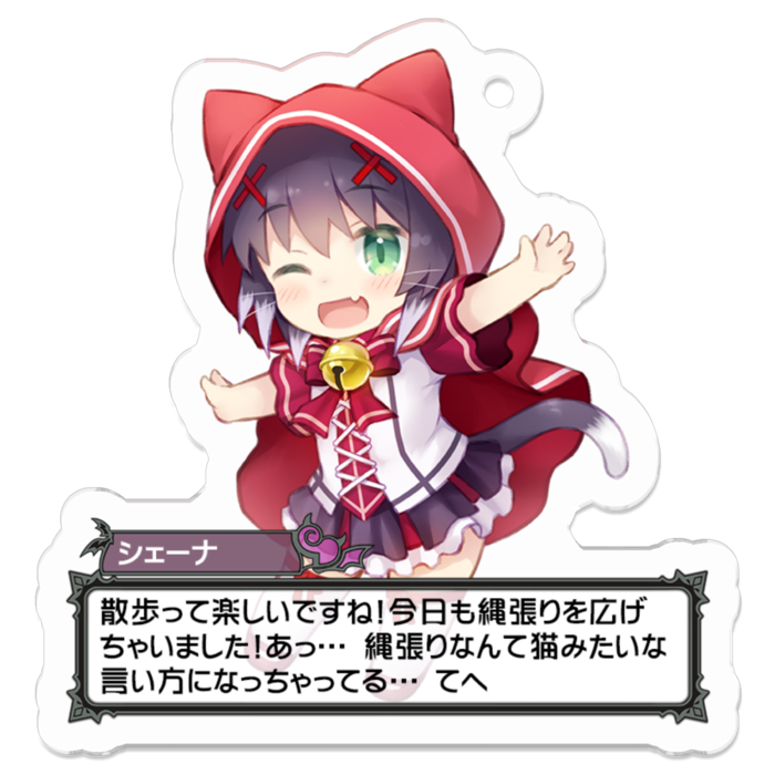 アクリルキーホルダー（コーティング） - 50 x 50 (mm)