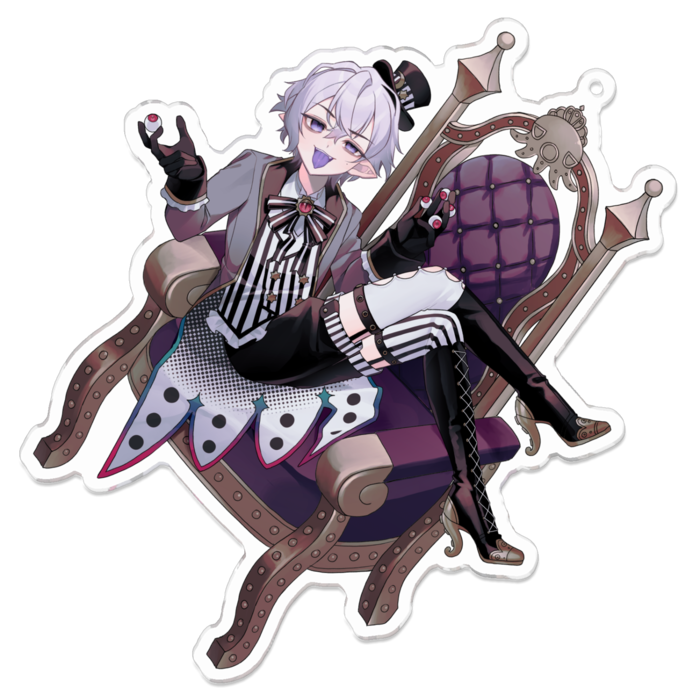 アクリルキーホルダー - 100 x 100 (mm)