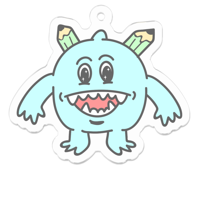 アクリルキーホルダー - 50 x 50 (mm)