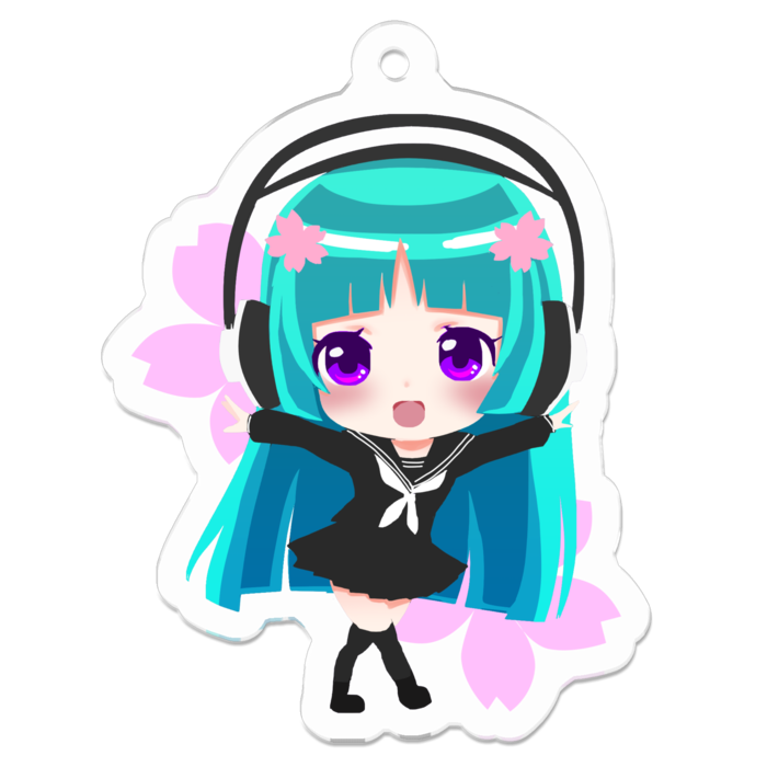 アクリルキーホルダー - 50 x 50 (mm)