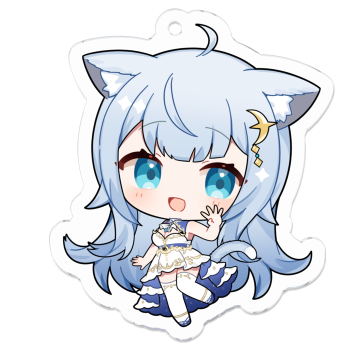 50 x 50 (mm) - 4th Anniv. Acrylic Keychain / ４周年アクキー